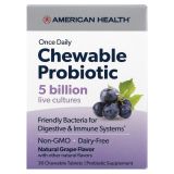 Chewable Probiotic - 5 Billion Natural Grape Flavor Tablets