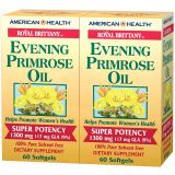 Royal Brittany Evening Primrose Oil 1300 mg 60+60 Sgels