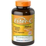 Ester-C Orange Flavored 250 mg 125 Chewable Wafers