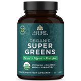 Organic SuperGreens Detox, Digest, Energize, 90 Tablets, by Ancient Nutrition