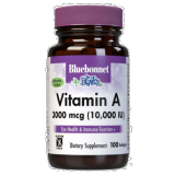 Vitamin A, 10,000 IU 100 Softgels, by Bluebonnet