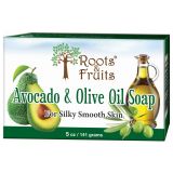 Roots & Fruits Avocado & Olive Oil Soap 5 oz