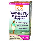 Women's PCQ Menopausal Support 250 mg 30 Vegetarian Capsules