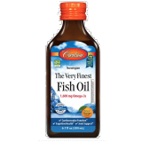 The Very Finest Fish Oil, Orange, 1600 mg Omega-3s, 6.7 fl oz (200 mL), by Carlson