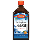 The Very Finest Fish Oil, Orange, 1600 mg Omega-3s, 16.9 fl oz (500 mL), by Carlson