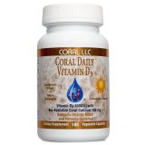 Coral Daily Vitamin D3 5000 IU 100 Vegetable Capsules