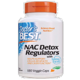 NAC Detox Regulators with Seleno Excell 180 Veggie Caps, by Doctor's Best