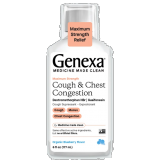 Maximum Strength Cough & Chest Congestion, Organic Blueberry, 6 fl oz (177 mL), by Genexa