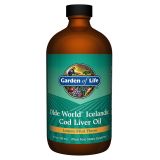 Olde World Icelandic Cod Liver Oil Lemon Mint Flavor 8 fl oz (236 ml)