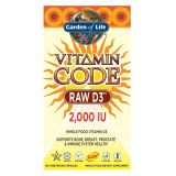 Vitamin Code Raw D3 2,000 IU 120 Vegetarian Capsules