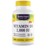 Vitamin D3 2000 IU (50mcg), 240 Softgels
