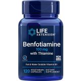 Benfotiamine with Thiamine 100 mg 120 Vegetarian Capsules