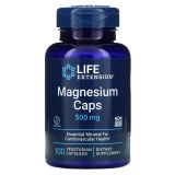 Magnesium Caps 500 mg 100 Vegetarian Capsules
