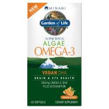 Algae Omega-3 Vegan DHA Orange Flavor 60 Softgels