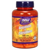 Arginine & Citrulline 500/250 120 Veg Capsules