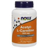 Acetyl-L-Carnitine 500 mg 100 Veg Capsules
