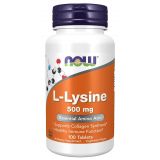 L-Lysine, 500 mg 100 Veg Tablets, by NOW