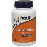 L-Ornithine 500 mg 120 Veg Capsules