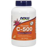 Chewable C-500 Natural Orange Juice Flavor 100 Tablets