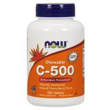 Chewable C-500, Natural Cherry-Berry Flavor, 100 Tablets