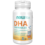 Kid's DHA Chewables, Tasty Fruit, 60 Softgels, by NOW