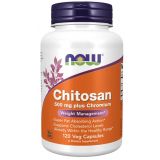 Chitosan 500 mg with Chromium 120 Veg Capsules by NOW
