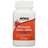 Prenatal Gels + DHA, 90 Softgels, by NOW