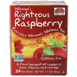 Women's Righteous Raspberry 24 Tea Bags, 1.7 oz (48 g), by NOW