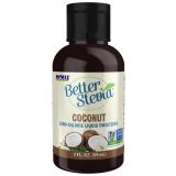 Better Stevia Zero-Calorie Liquid Sweetener, Coconut 2 fl oz (59 mL), by NOW