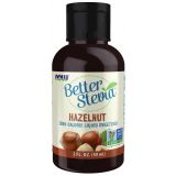 Better Stevia Zero-Calorie Liquid Sweetener, Hazelnut 2 fl oz (59 mL), by NOW