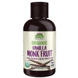 Organic Vanilla Monk Fruit, Zero-Calorie Liquid Sweetener, 1.8 fl oz (53 mL), by Now