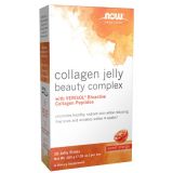 Collagen Jelly Beauty Complex, 10 Sweet Orange Jelly Sticks, by NOW