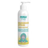 Nourishing Baby Lotion, Fragrance Free, 8 fl oz (237 mL), by Now Baby
