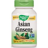 Asian Ginseng 560 mg 100 Veg Capsules