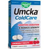 Umcka ColdCare Cherry Flavor 20 Chewable Tablets