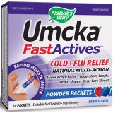 Umcka FastActives Cold+Flu Relief Berry Flavor 10 Packets