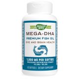 Mega-DHA Premium Fish Oil, 1,000 mg, 60 Softgels