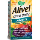 Alive! Once Daily Men's Ultra Potency Multi-Vitamin 60 Tablets