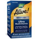 Alive! Once Daily Men's 50+ Ultra Potency Multi-Vitamin 60 Tablets