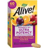 Alive! Once Daily Women's 50+ Ultra Potency Multi-Vitamin 60 Tablets