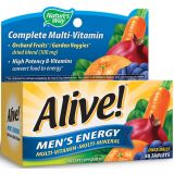 Alive! Men's Energy Multi-Vitamin Multi-Mineral Once Daily 50 Tablets