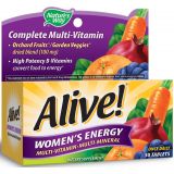 Alive! Women's Energy Multi-Vitamin Multi-Mineral Once Daily 50 Tablets