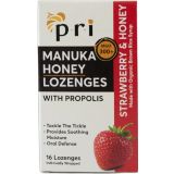 Manuka Honey & Propolis, Strawberry & Honey, Lozenges 16ct