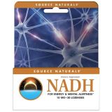 NADH 10 mg 30 Lozenges, by Source Naturals