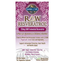 Garden Of Life Raw Resveratrol 350 Mg 60 Vegetarian Capsules - Better 